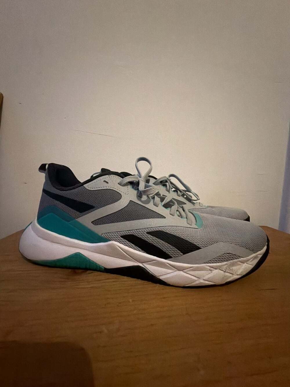 Reebok NFX Trainer Pure Grey/Classic Teal Cross Training Shoes